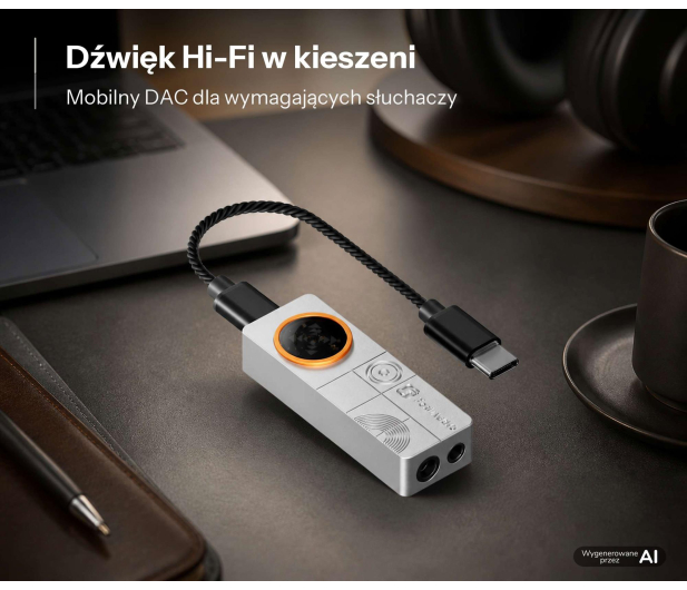 Fosi Audio Fosi Audio DS3 Galaxy - DAC/AMP słuchawkowy - 1583290 - zdjęcie 2